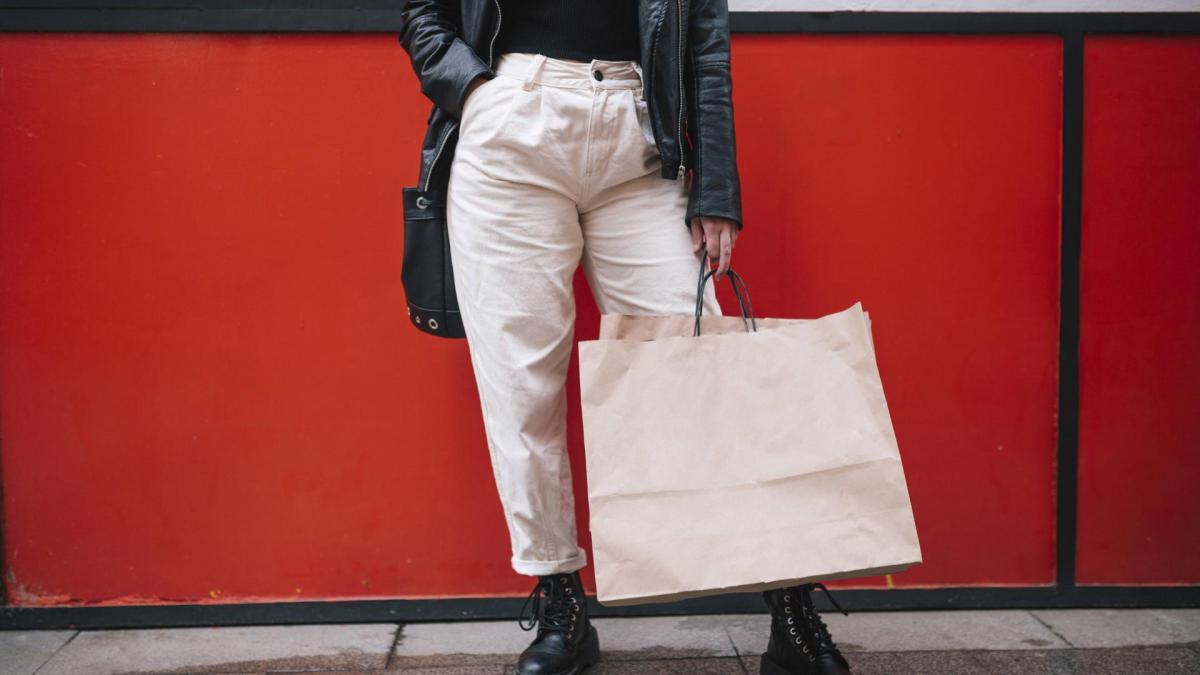 Frau Shoppingbag