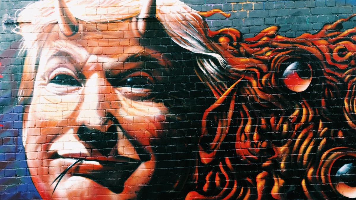 Donald Trump Grafitti