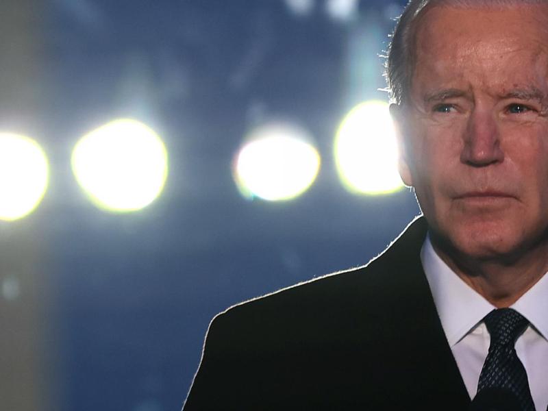 Joe Biden am Abend vor seiner Amtseinführung