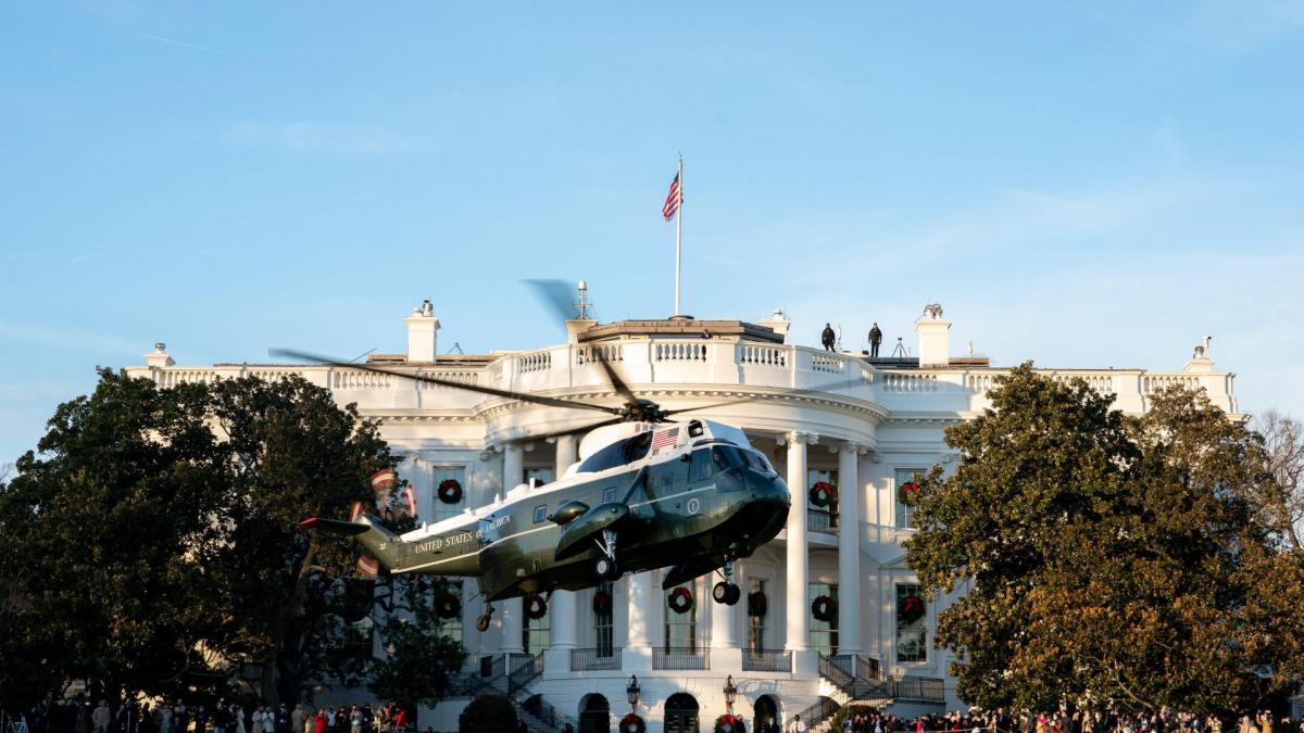 donald trump white house weißes haus hubschrauber