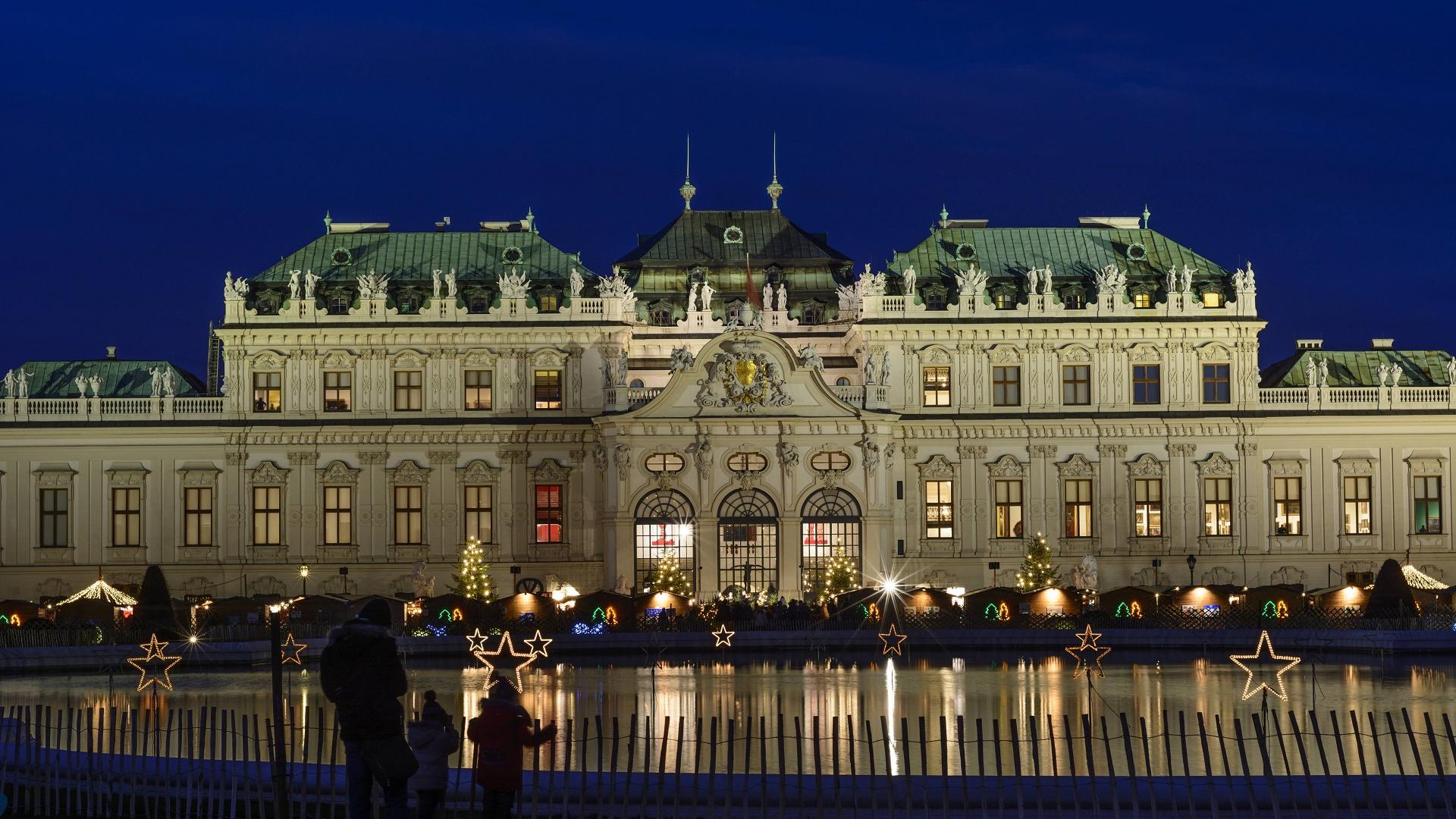 Der Weihnachtsmarkt am Schloss Belvedere