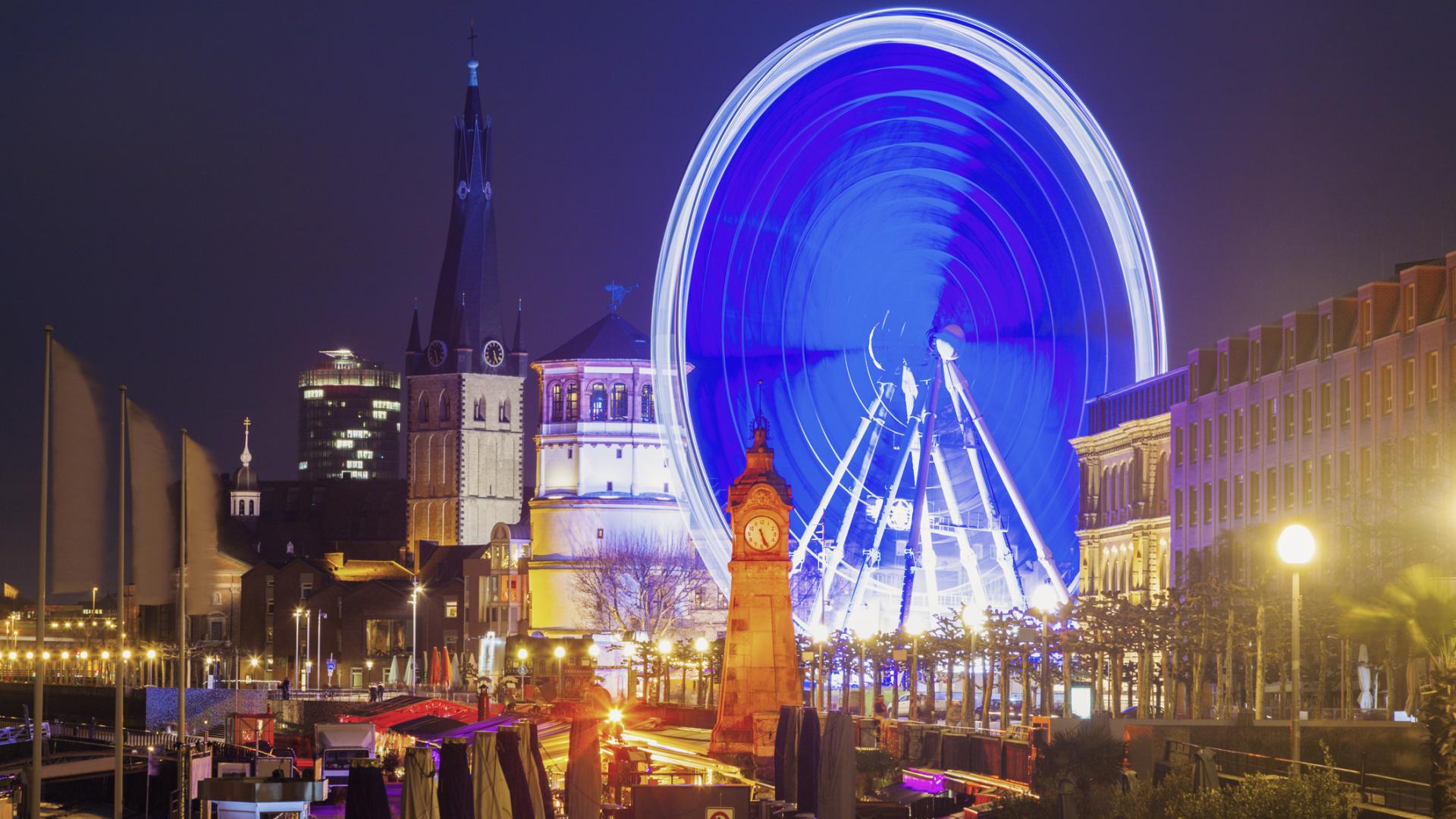 Weihnachtsmarkt Burgplatz Düsseldorf