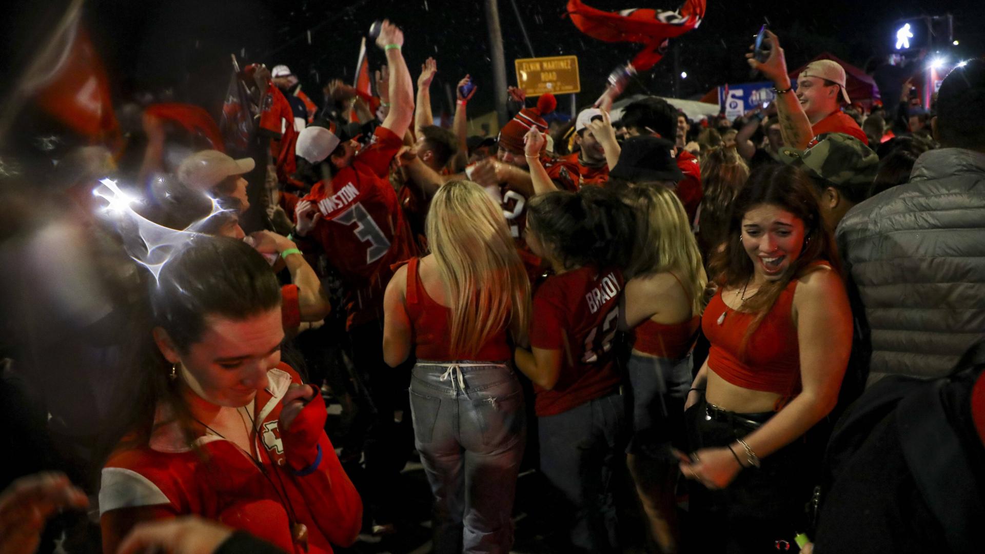 Tampa, Florida wurde gestern gefeiert, was das Zeug hält.