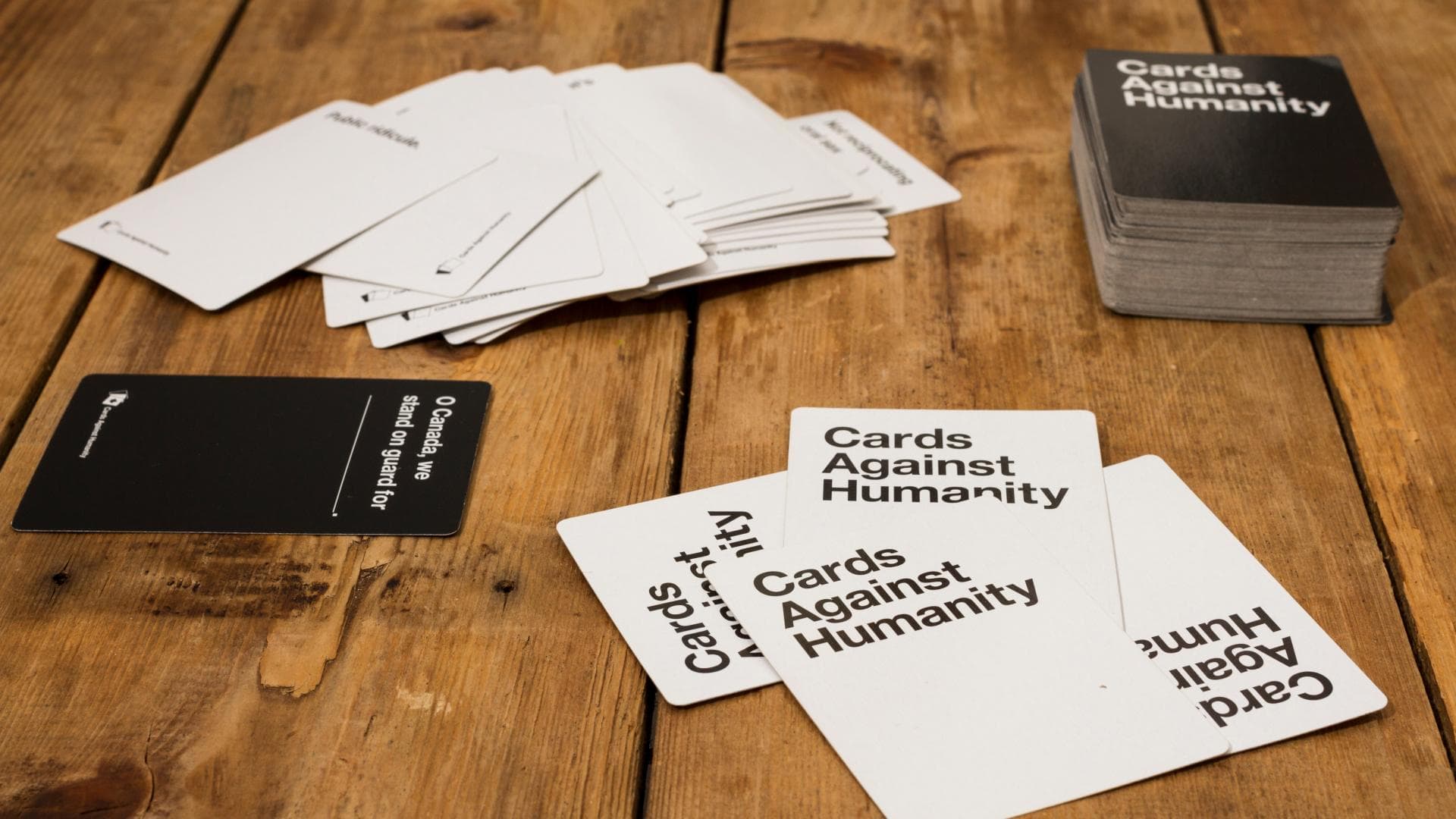 cards agains humanity tisch