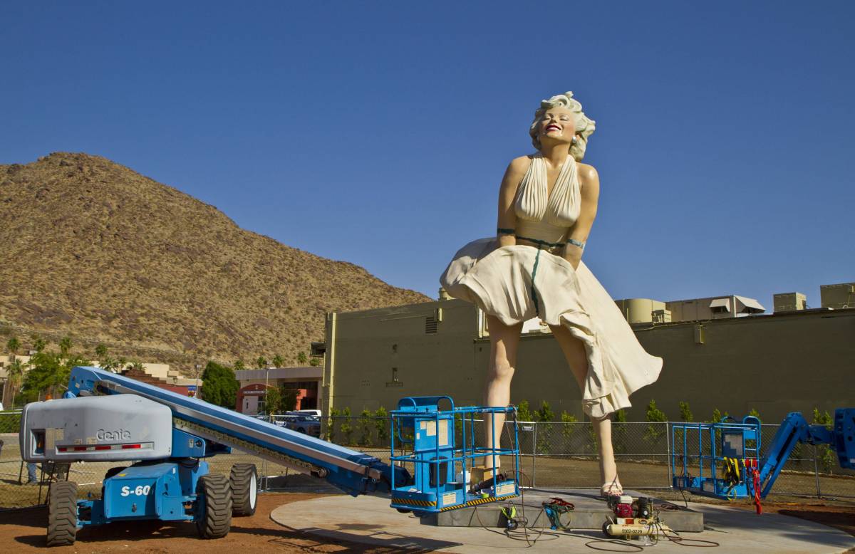 Marilyn Monroe-Statue