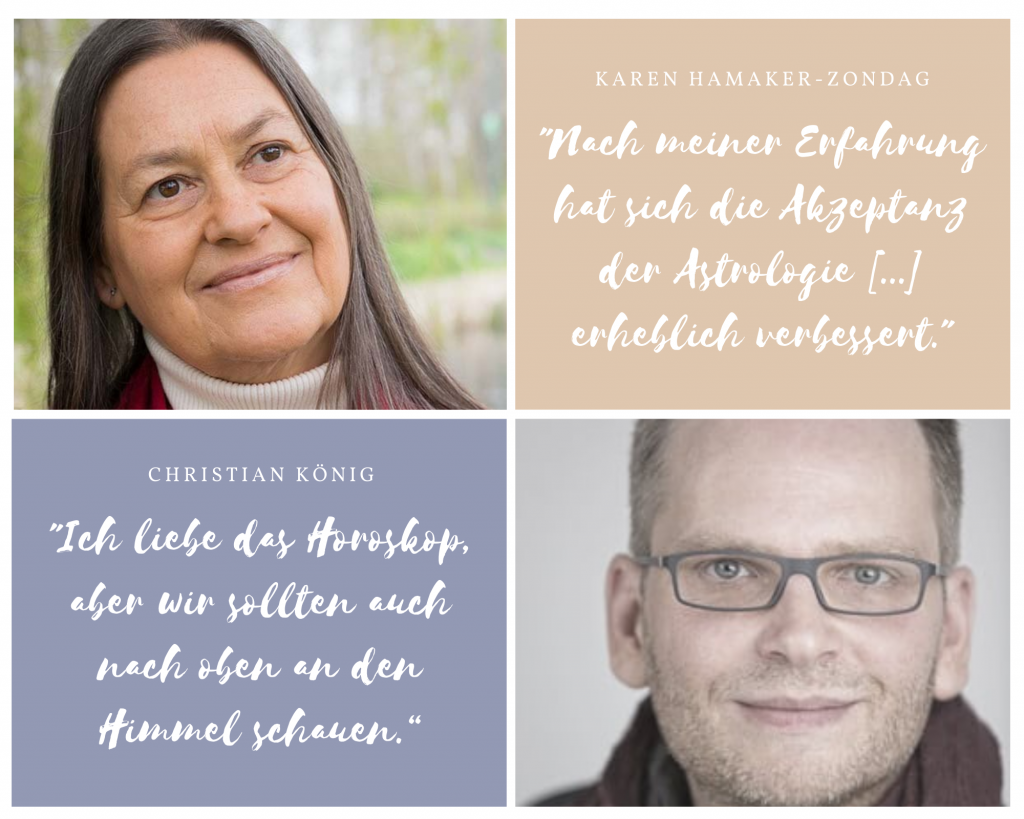 Karen Hamaker-Zondag und Christian König beim Kongress des Deutschen Astrologen-Verbandes 2021