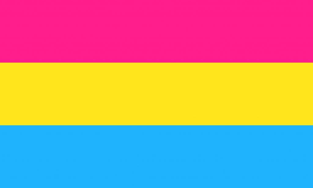 Pansexuell Pride Flagge