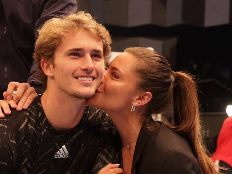 Sophia Thomalla begleitet Tennisstar Alexander Zverev so oft wie möglich zu seinen Turnieren.. © imago images/GEPA pictures