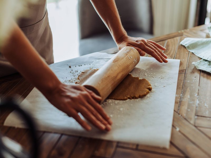 Frau Backen