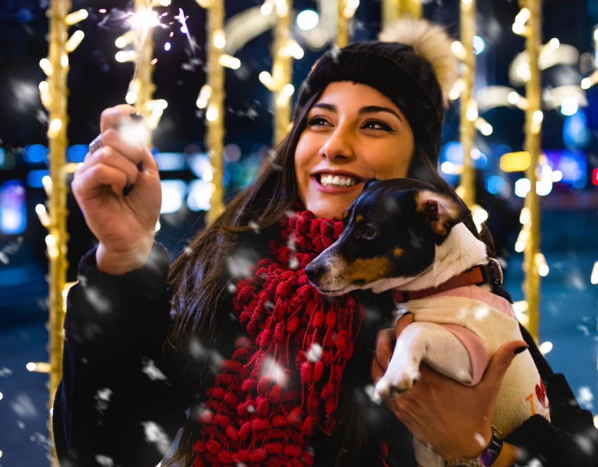 Silvester mit Hund