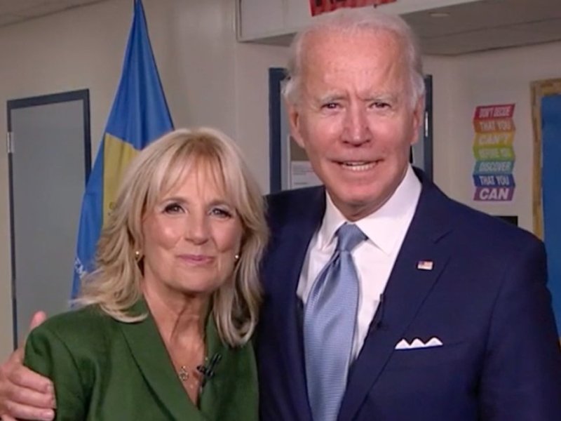 Jill und Joe Biden sind es nicht gewöhnt