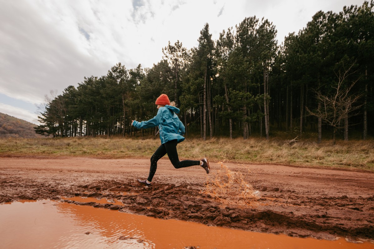 Joggen bei Regen