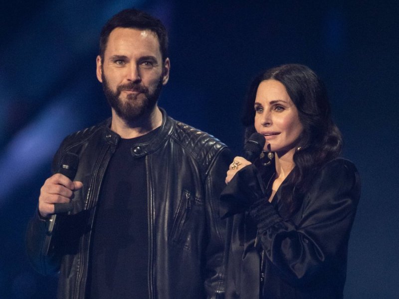 Courteney Cox und ihr Freund Johnny McDaid waren gemeinsam bei den Brit Awards.. © imago/PA Images