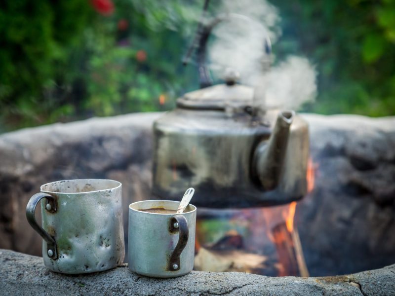 Kaffee Camping