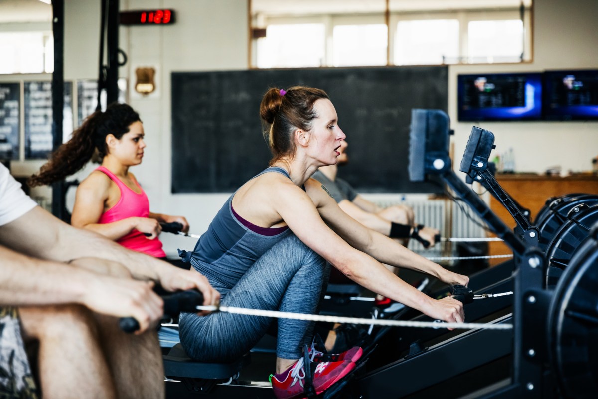 frau im gym