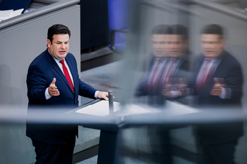 Hubertus Heil Im Bundestag