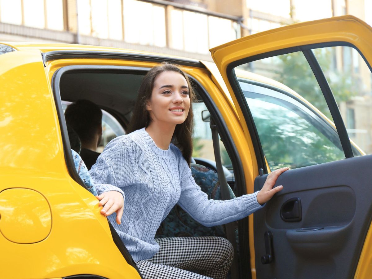 Taxifahrerinnen Frau