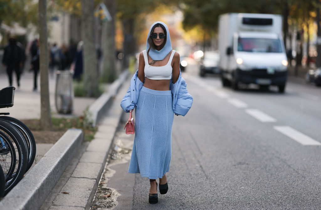 Bralette mit Rock Streetstyle Foto