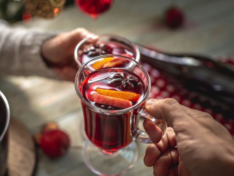 kalten glühwein trinken