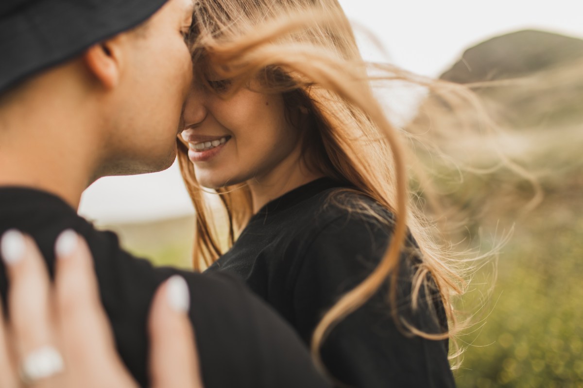 Couple happy