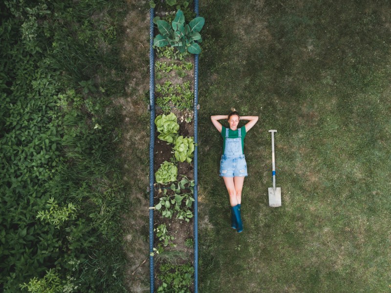 Garten Frau