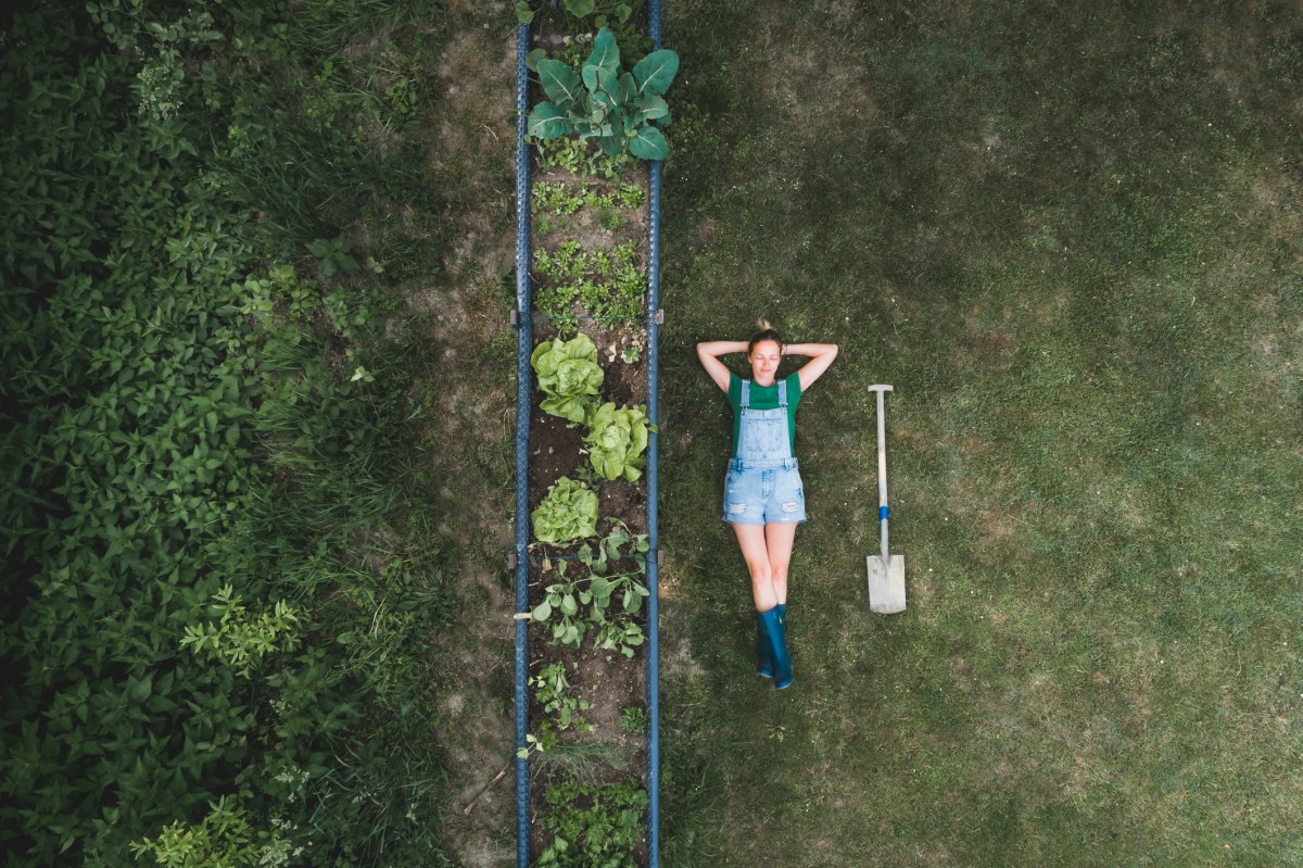 Garten Frau