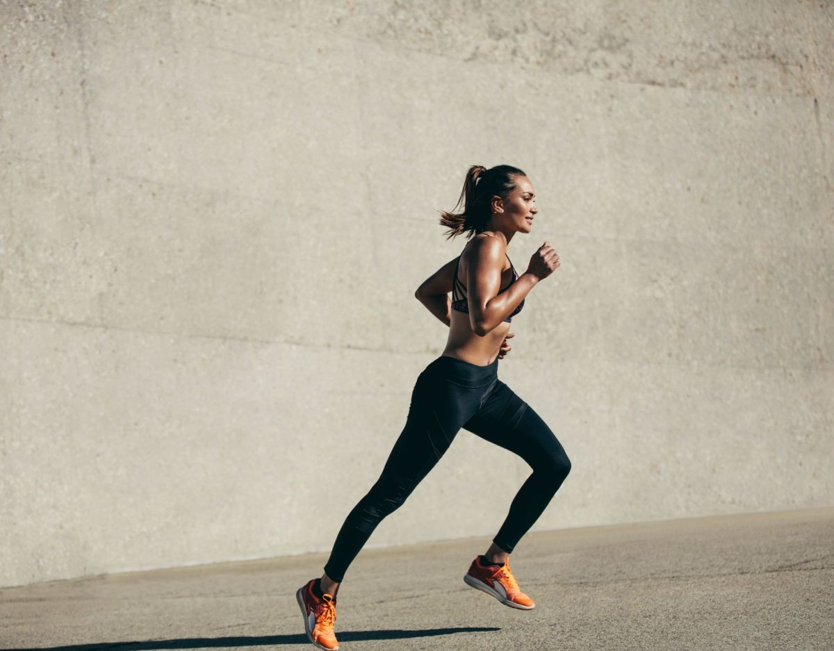 Frau Laufen Joggen