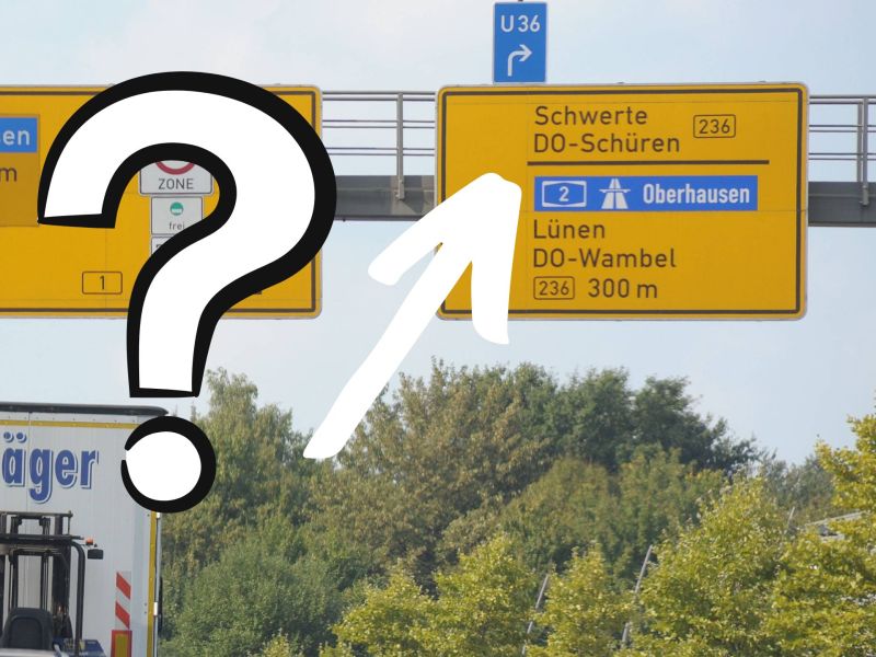 Verkehrsschild Autobahn