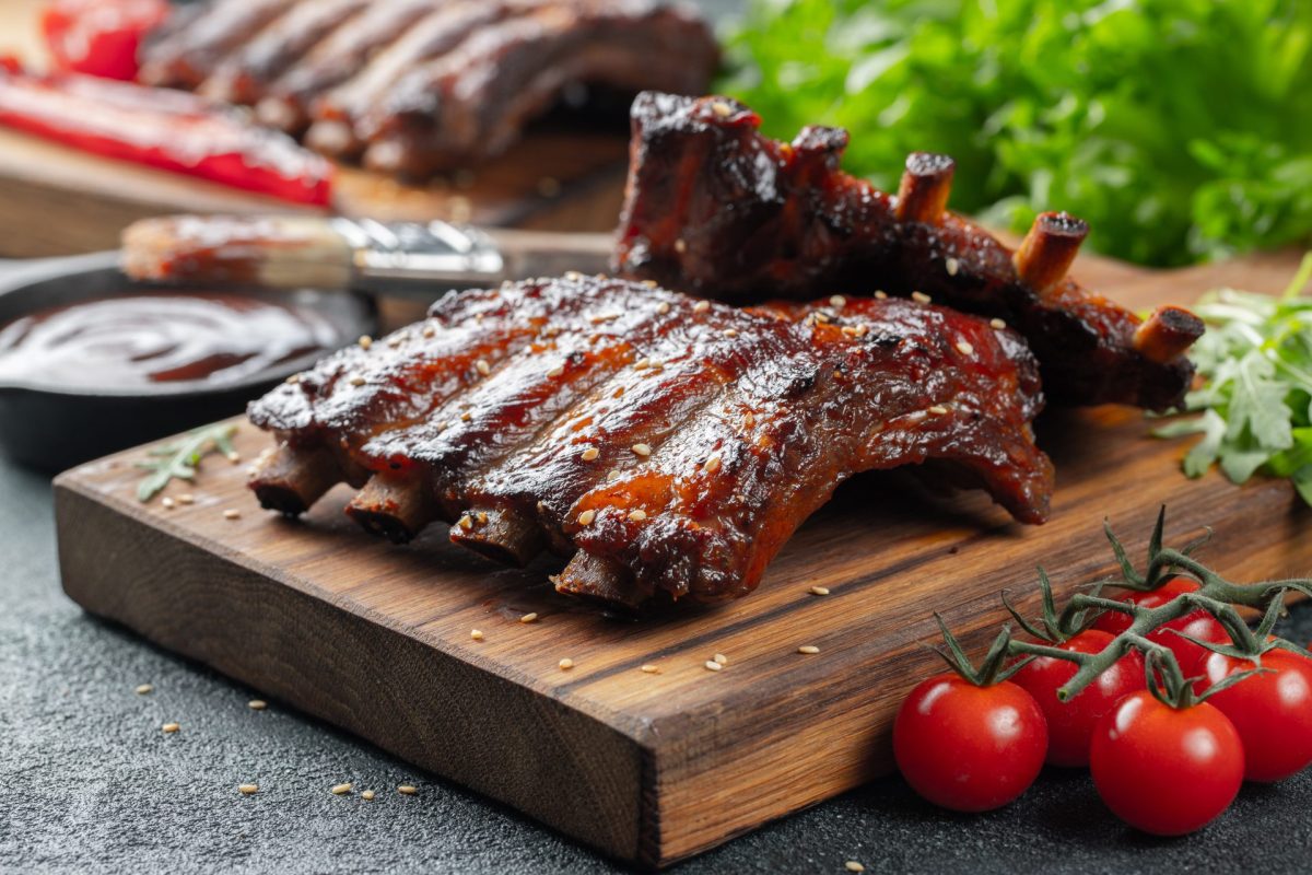 Fleisch mit Biermarinade