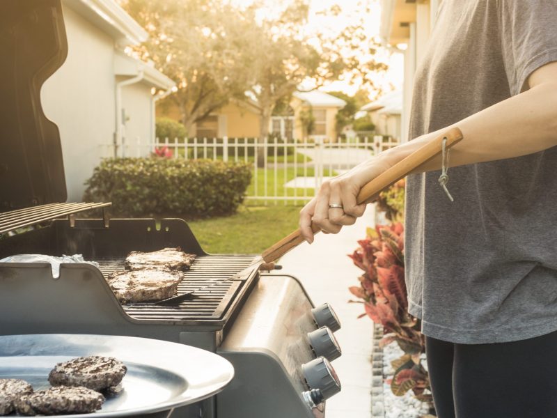 Steak grillen Gasgrill