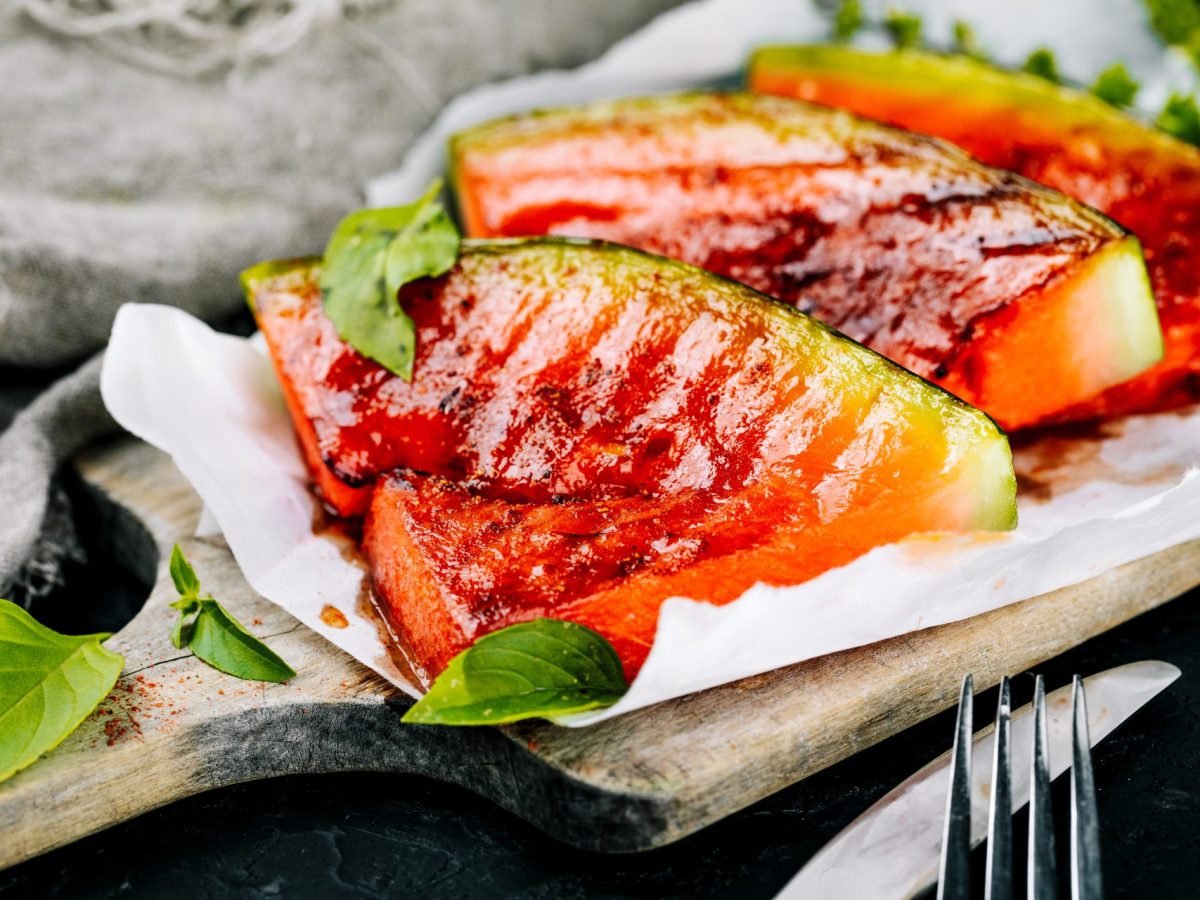 Gegrillte Wassermelone