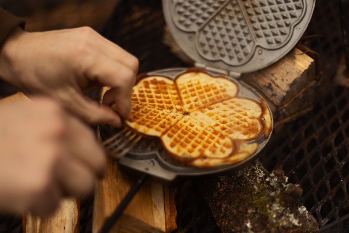 Waffeleisen reinigen