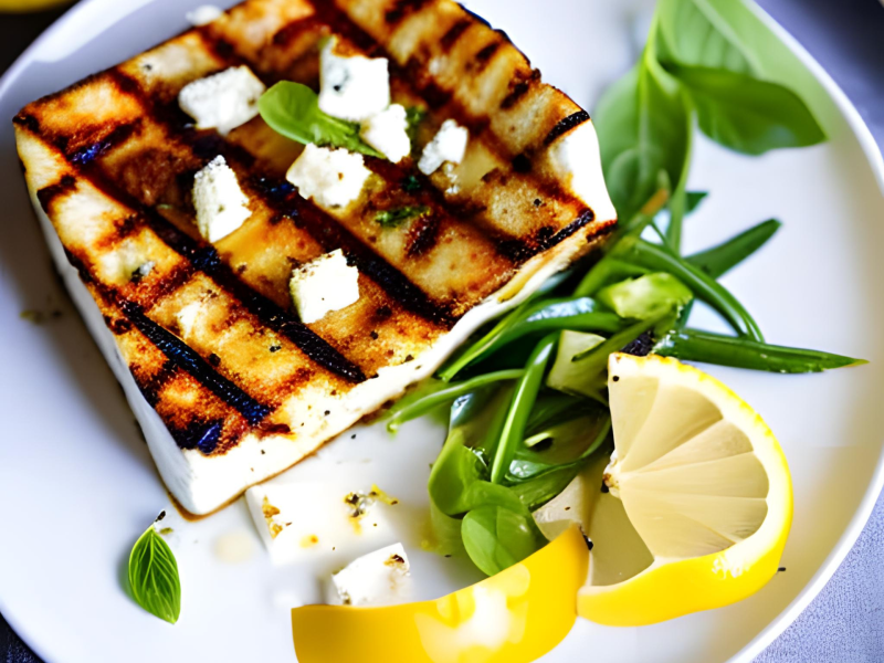 Feta gegrillt