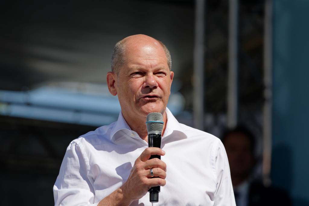 Kanzler Olaf Scholz Inflationsausgleich