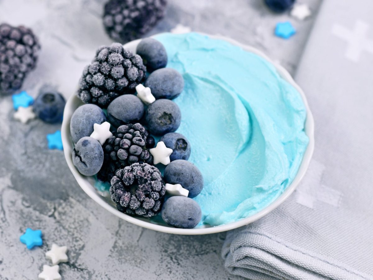 blaue Nicecream