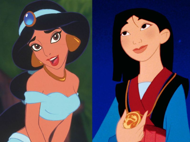 Disney-Prinzessin Jasmin und Mulan