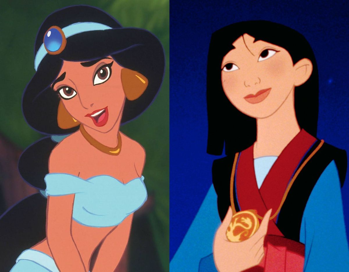 Disney-Prinzessin Jasmin und Mulan