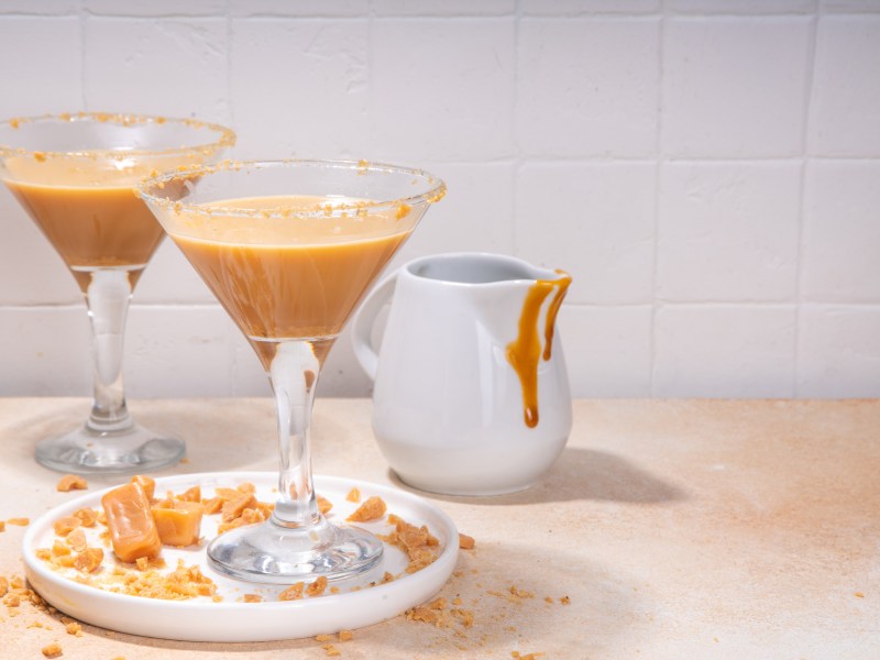 Frozen Salted Caramel Martini Rezept