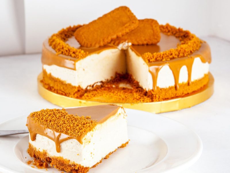 Lotus Cheesecake Rezept: Leckeres Biscoff Rezept ohne Backen