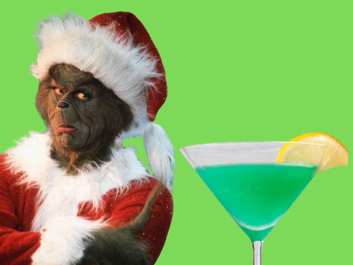 Grinch Mimosa: Weihnachts-Cocktail für deinen Filmabend