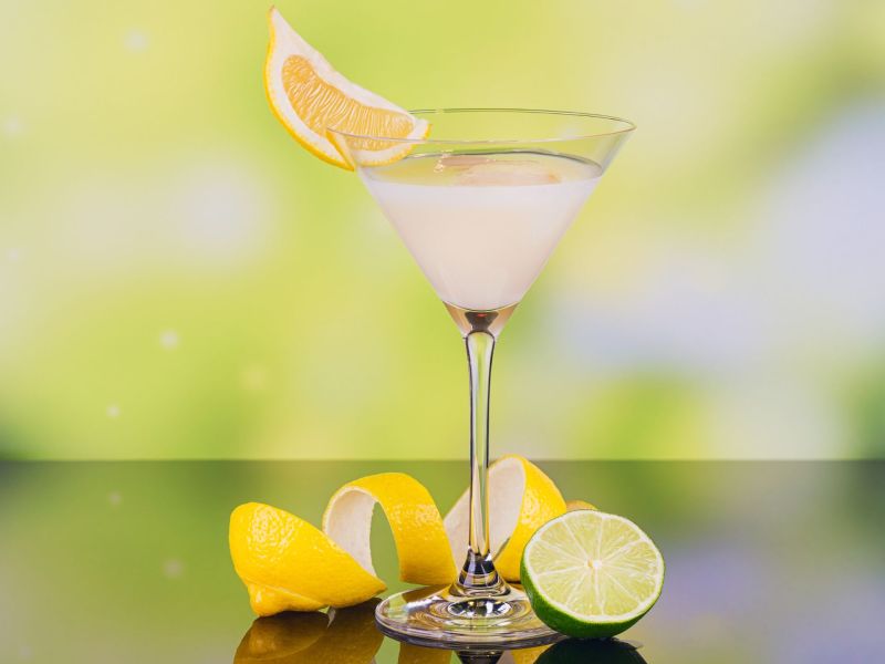 Lemon Cheesecke Martini Rezept