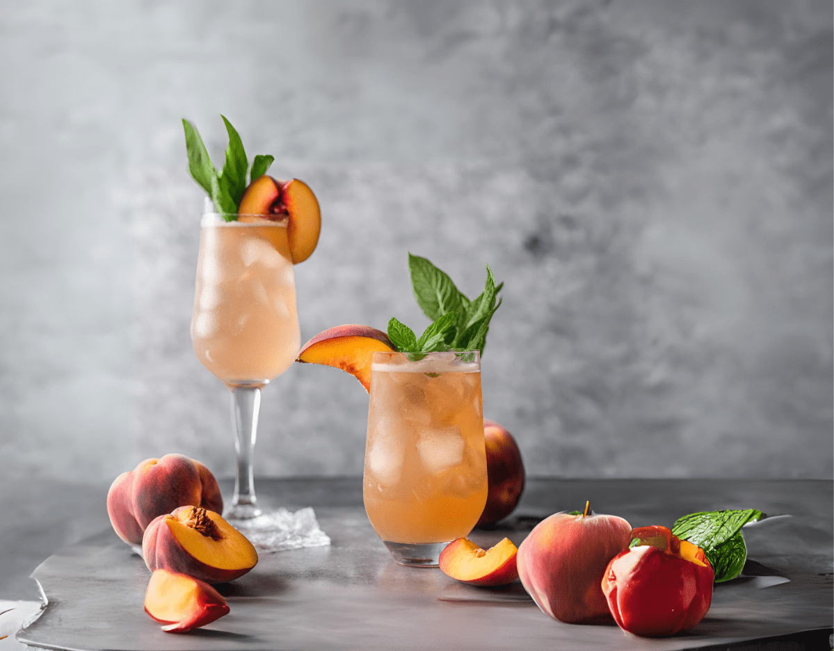 Ingwer Pfirsich Mocktail Rezept