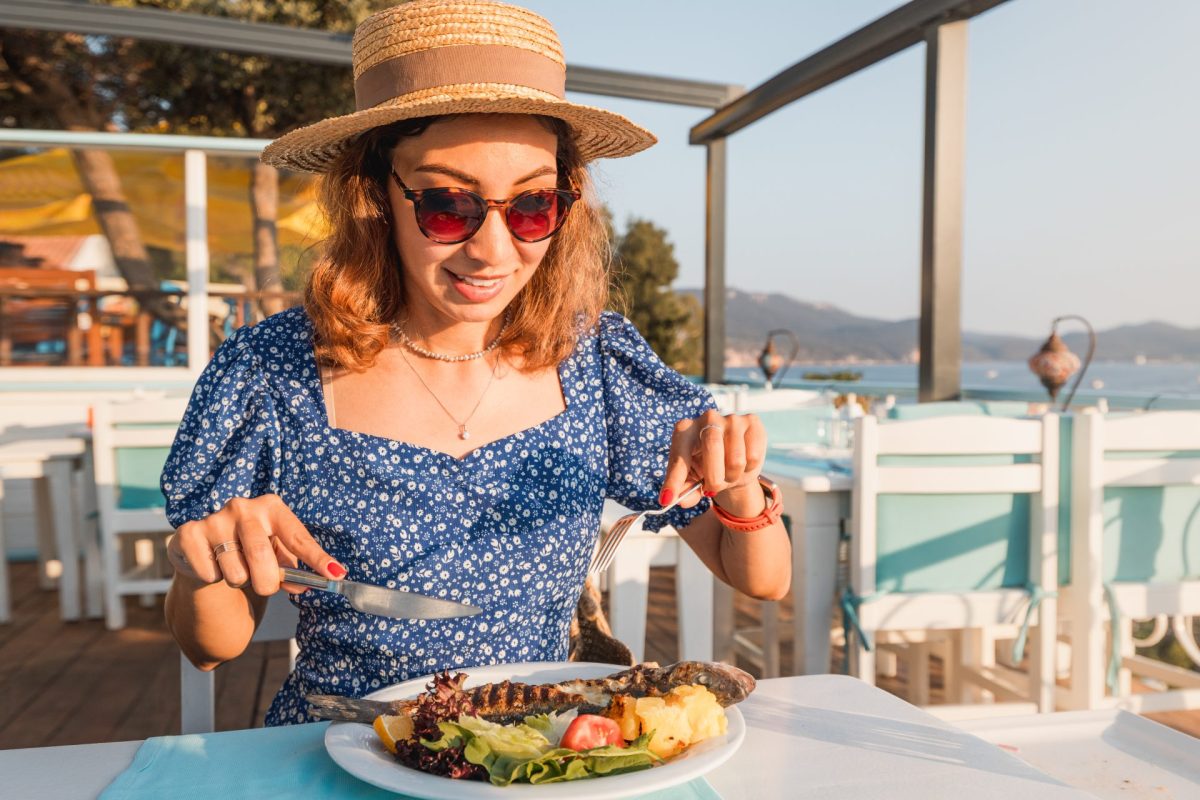 Frau Mittelmeer essen