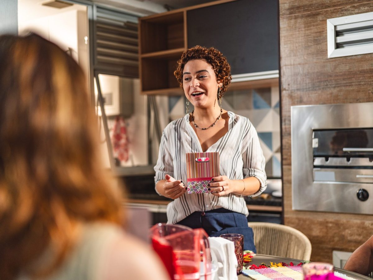 Frau Geschenk Küche