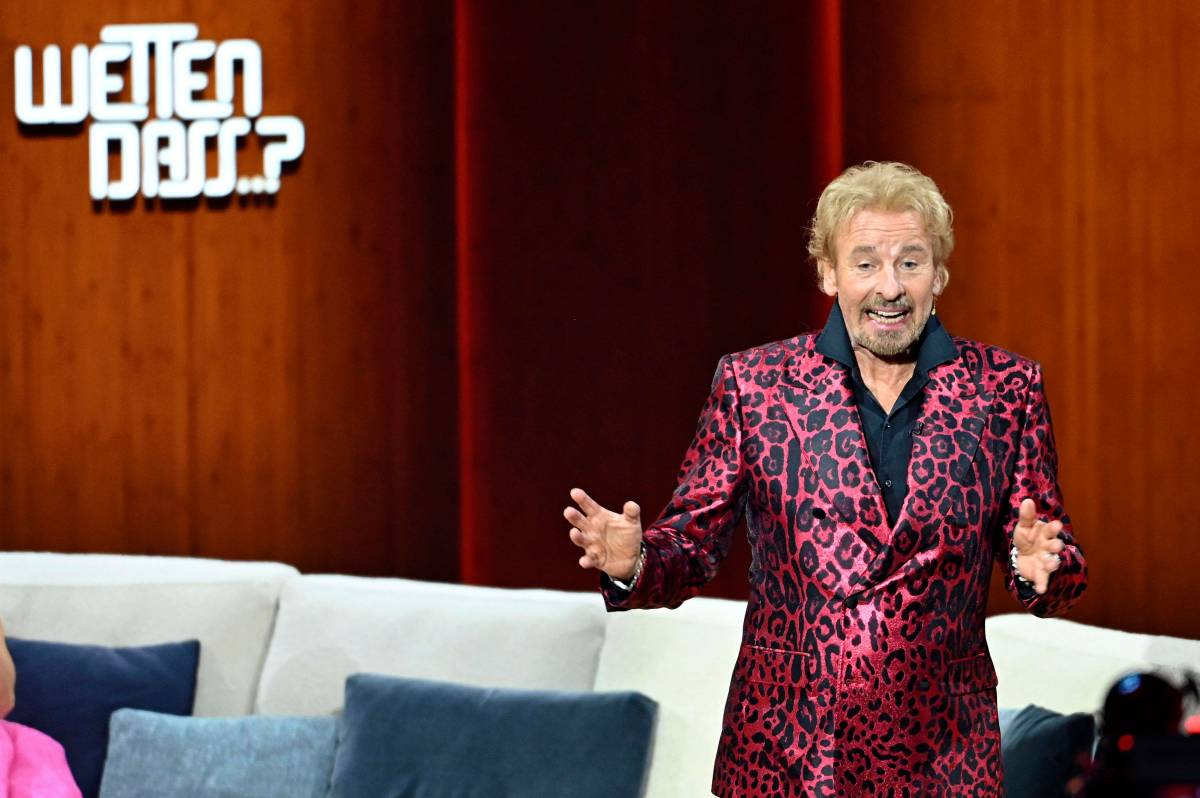 Thomas Gottschalk bei der TV-Sendung "Wetten dass?".