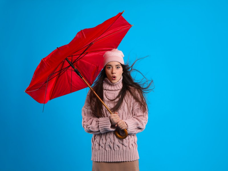 Regenschirme halten in der Regel nicht besonders lang. Keine Panik, du kannst sie wunderbar weiterverwerten. Das sind unsere drei besten Hacks für alte oder kaputte Regenschirme.