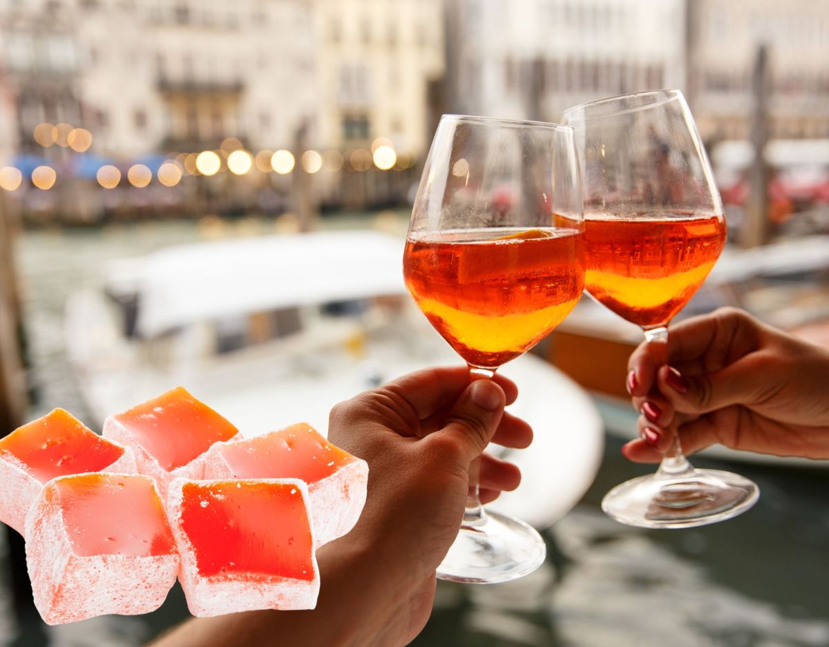 Aperol Spritz Gelee Bonbons