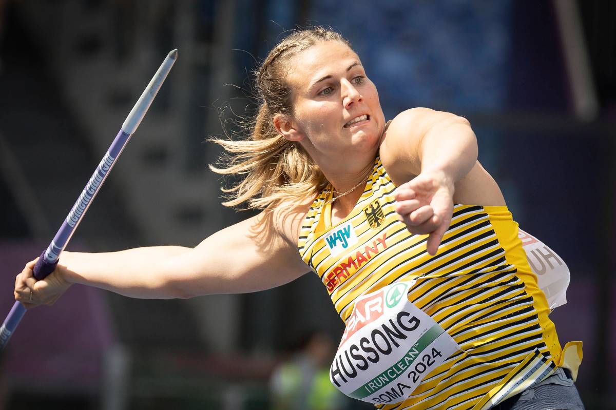 Starke Frau mit großer Disziplin: Speerwerferin Christin Hussong bei der Leichtathletik EM 2024 in Rom. Im Porträt.