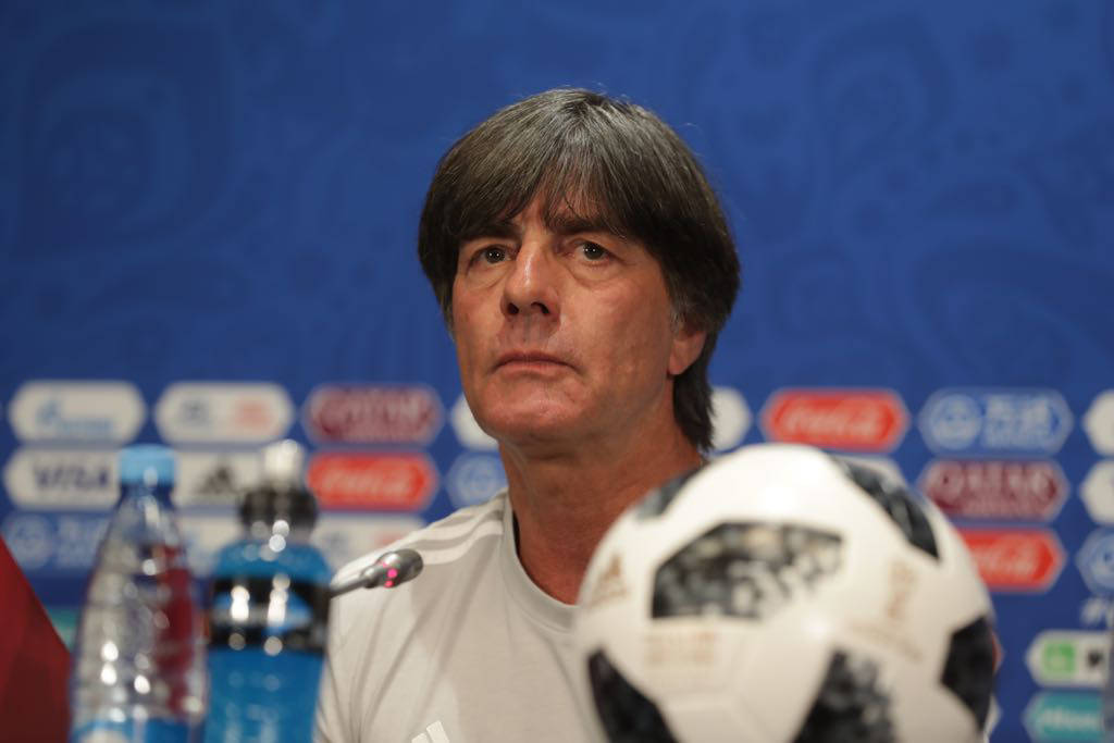 Ex-Bundestrainer Joachim Löw bei einer Pressekonferenz.