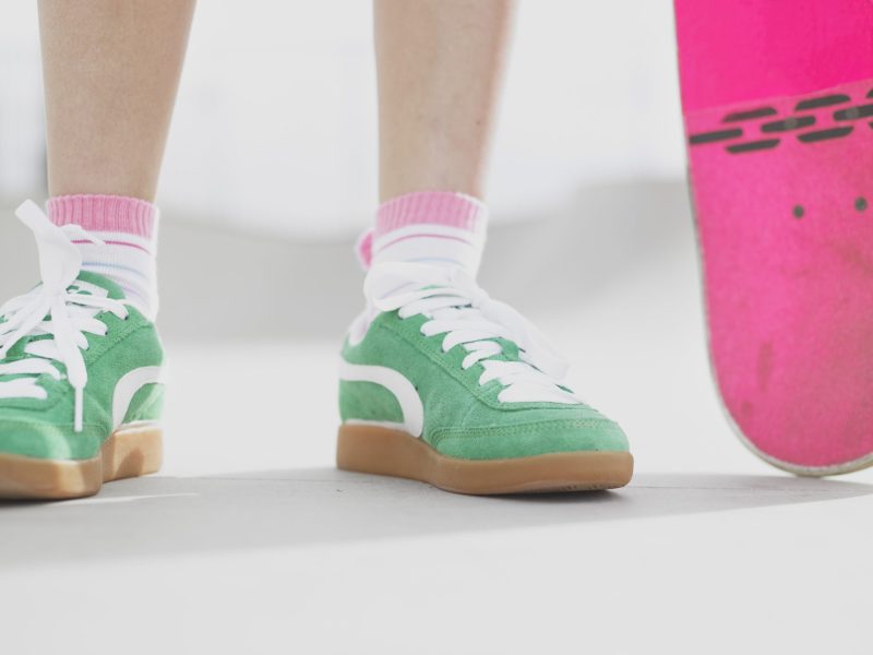 Grüne sneaker